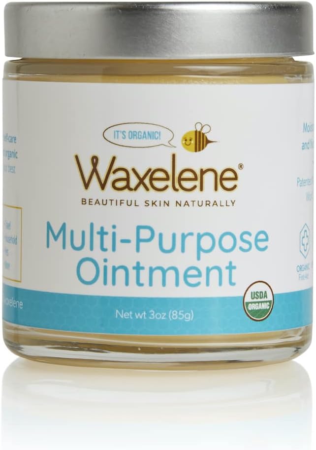 Waxelene Multi-Purpose Ointment, Organic, Travel Jar & Lip Tube