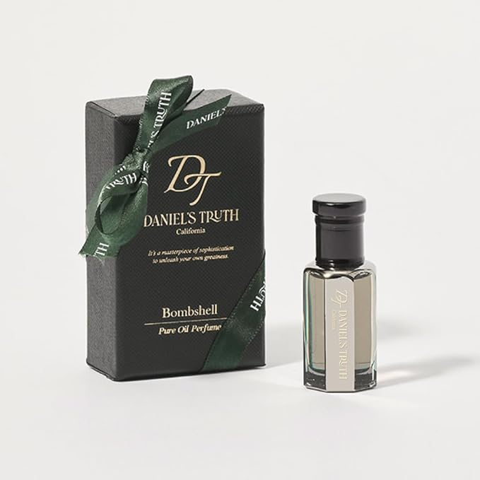 Daniel's Truth Roll-On Essential Oil Perfume, Bombshell Scent, 10ml (0.33oz) – Made in USA, Designed in Korea, Long-Lasting Fragrance for Skin, Travel, and Gifting
