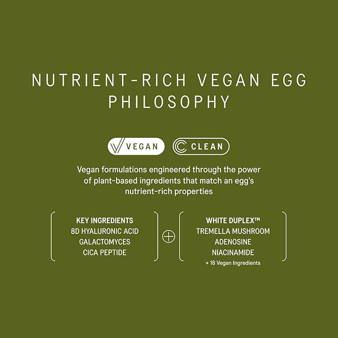 SUPEREGG Pure Transparency Treatment Essence: For bright, plump, glowing skin. Essence with 8D Hyaluronic Acid, Galactomyces Ferment Filtrate, Cica Peptide. 100 ML / 2 FL OZ