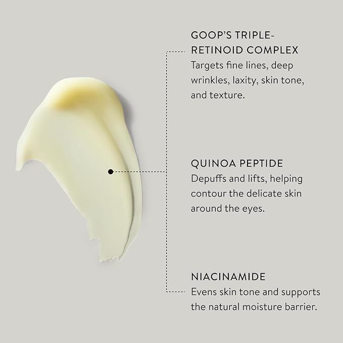 goop Beauty 3x Retinol Eye Lift Serum | Fine Lines and Wrinkles Treatment | 0.5 fl oz