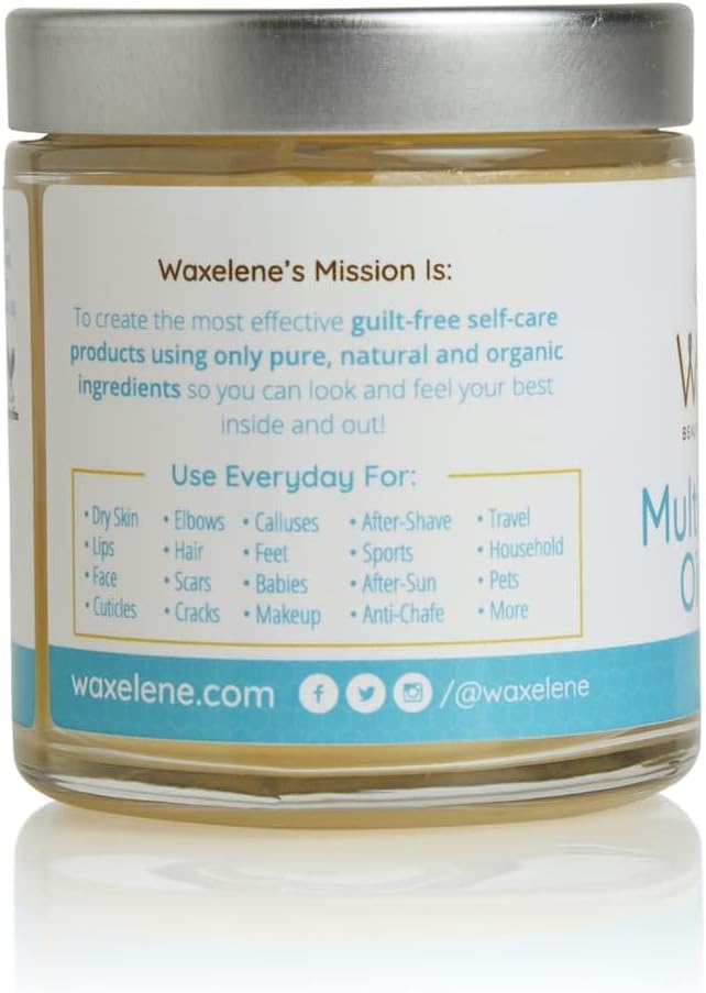 Waxelene Multi-Purpose Ointment, Organic, Travel Jar & Lip Tube
