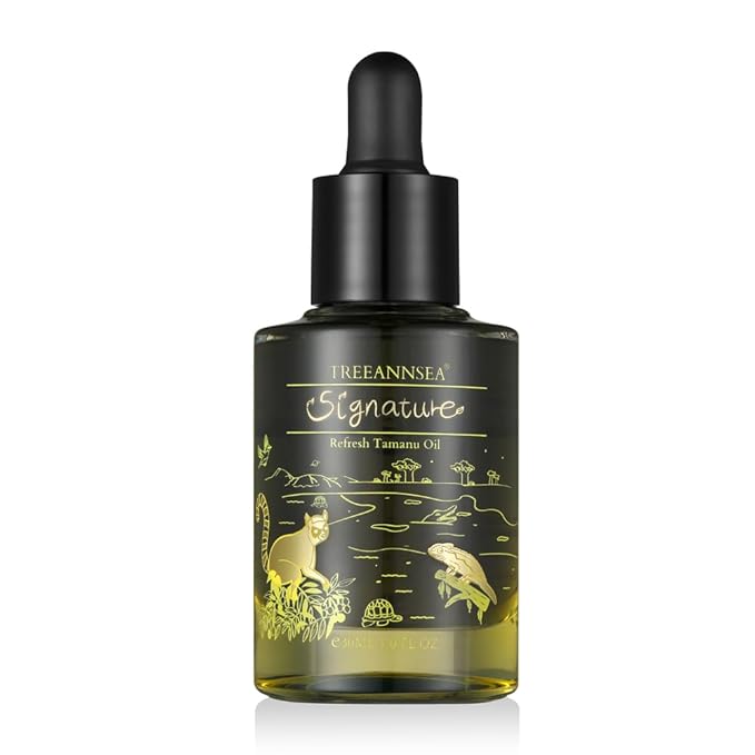 Signature refresh tamanu oil 1.05 Fl.Oz / 30ml Contains 8 vegetable oil, soothing, hydrating, moisturizing dry skin, Skin barrier nourishing, Korean Skincare