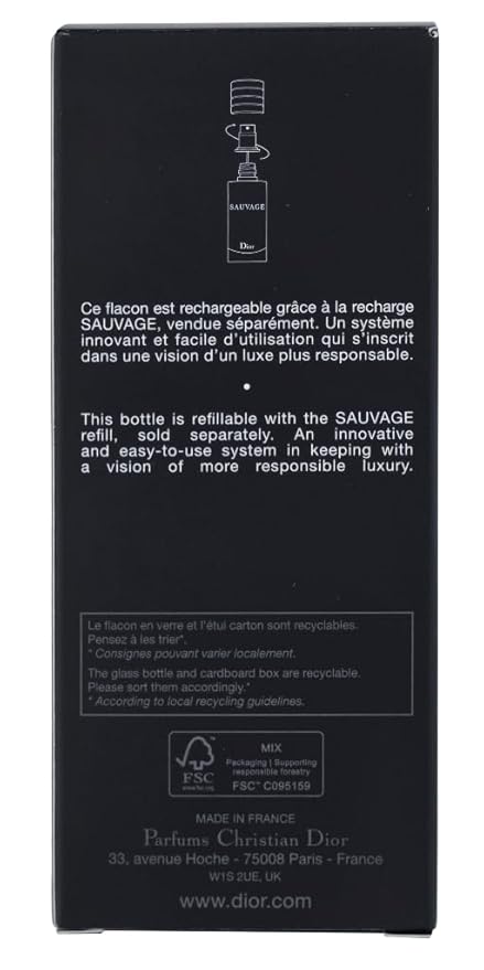 Dior Men's Sauvage Refillable Eau de Toilette Spray, 1-oz.