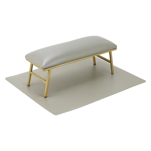 VOCOSTE 1 Set Arm Rest for Nails Tech, Non-Slip Nail Arm Rest, Manicure Hand Rest with Nail Table Mat, Hand Rest for Nails Tech, Nail Hand Rest, Gray