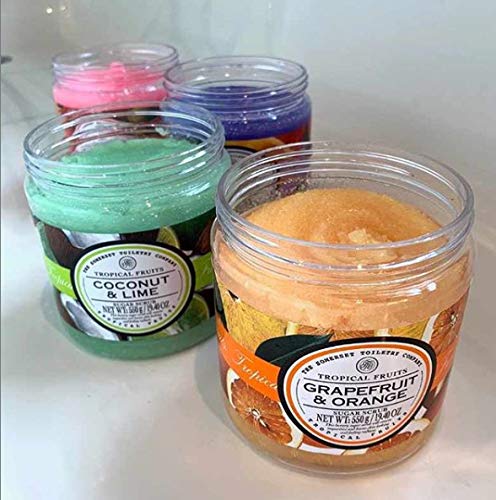 Tropical Fruits Gentle Exfoliating Coconut & Lime Sugar Scrub 2 x 550g