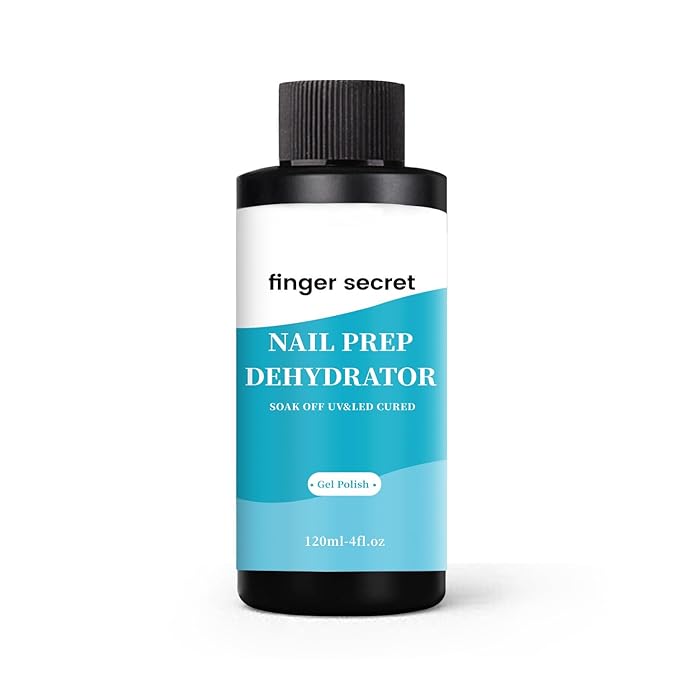 120ml/4floz Nail Prep Dehydrator for Gel Polish, Fast Dry Nail Primer, NaiL Dehydrator for Nail Art Design in Salon or Home Use