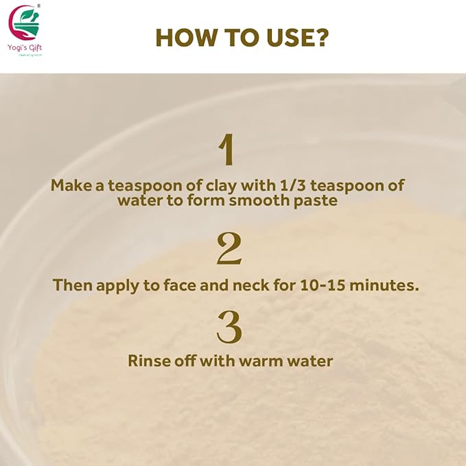 Brazilian Yellow Clay 10 oz | 100% Natural Clay Powdered | Soap Making Clay by Yogi's Giftยฎ