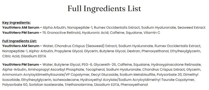 Urban Skin Rx® YouthHero AM/PM Serums | 2-In-1 Dual-Formula Delivery Targets Sun Damage + Discolorations, Fine Lines + Wrinkles & Visibly Firms Skin, Cruelty Free, All Skin Types | 1.0 Fl Oz Total