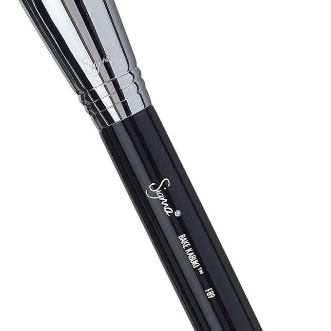 Sigma Beauty F89 Bake Kabuki Brush – Makeup Setting Powder Brush for Baking, Kabuki Foundation Brush for Baking Makeup and Liquid, Cream, or Powder Foundation (1 Brush)