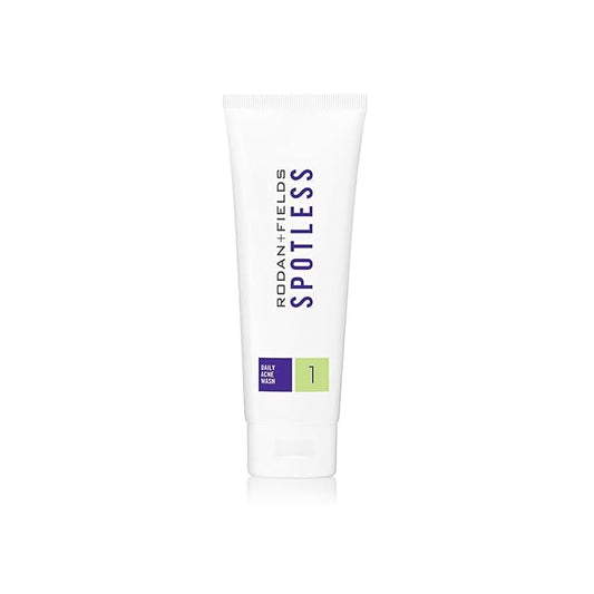 RODAN + FIELDS Spotless Daily Acne Wash | 125 mL | Gentle Exfoliating Face Wash with Benzoyl Peroxide for Teens and Young Adults | Clears Breakouts & Promotes Clear Skin | Morning & Night Skincare