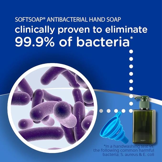 MGX Milk & Honey Scented Liquid Hand Soap Refill, 2pk 50 Oz Bundle Soap Dispenser Easy-Pour Funnel (3 Items)