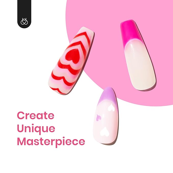 beetles Gel Polish Nail Set 20 Colors Alluring Sweetie Collection Nude Pink Purple Glitter Red Manicure Kit and 2 Pcs 15ml No Wipe Gel Top Coat and Base Coat Set