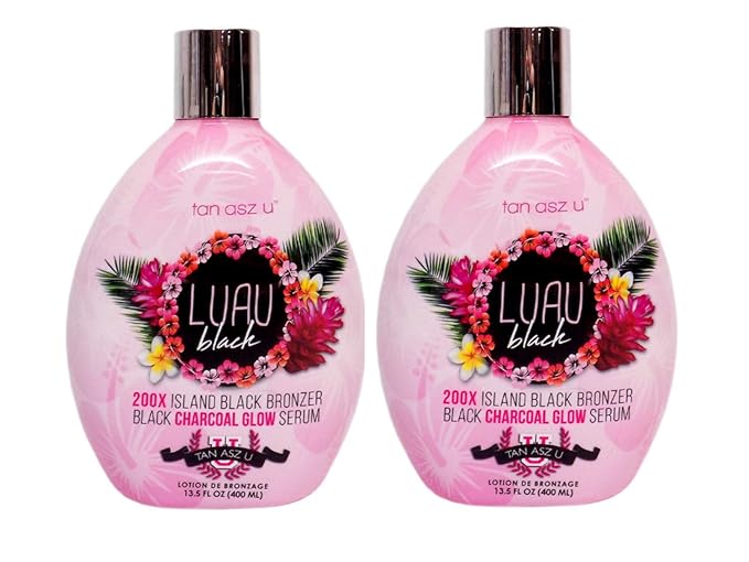 2-PACK Tan Asz U LUAU BLACK 200X Black Bronzer - 13.5 oz