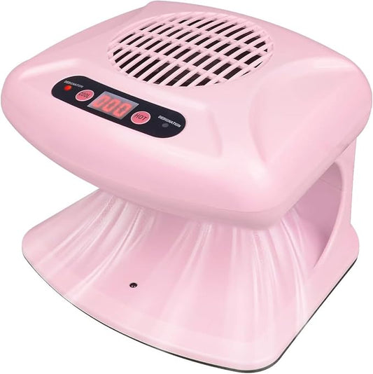 Air Nail Dryer, 300W Nail Art Blower with Automatic Sensor, Professional Air Nail Fan Blow Dryer for Both Hands and Feet, Nail Polish Drying Fan Manicure Tool for Home Salon