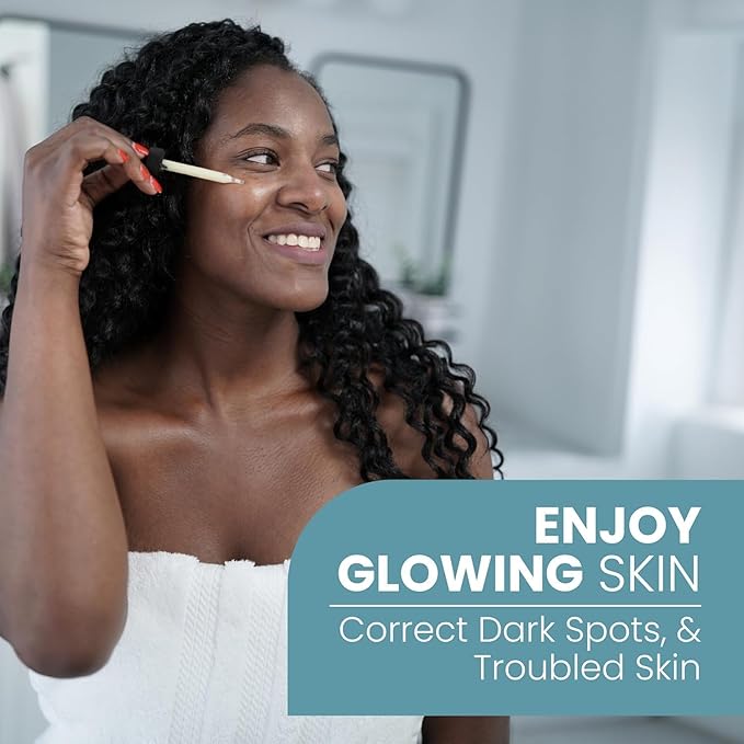 Vitamin C Serum Plus With Hyaluronic Acid, Retinol, Niacinamide, Salicylic Acid - Anti Aging Serum, Skin Clearing, Skin Brightening for Dark Spots (2 oz)