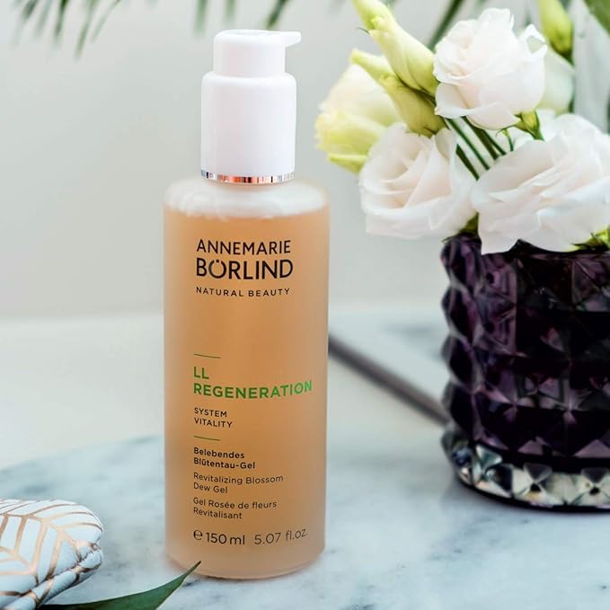 ANNEMARIE BÖRLIND – LL Regeneration Revitalizing Blossom Dew Gel – Sustainably Sourced Natural Facial Toner to Strengthen The Skin with Intense Moisture – Step 2 of 5-5 Oz