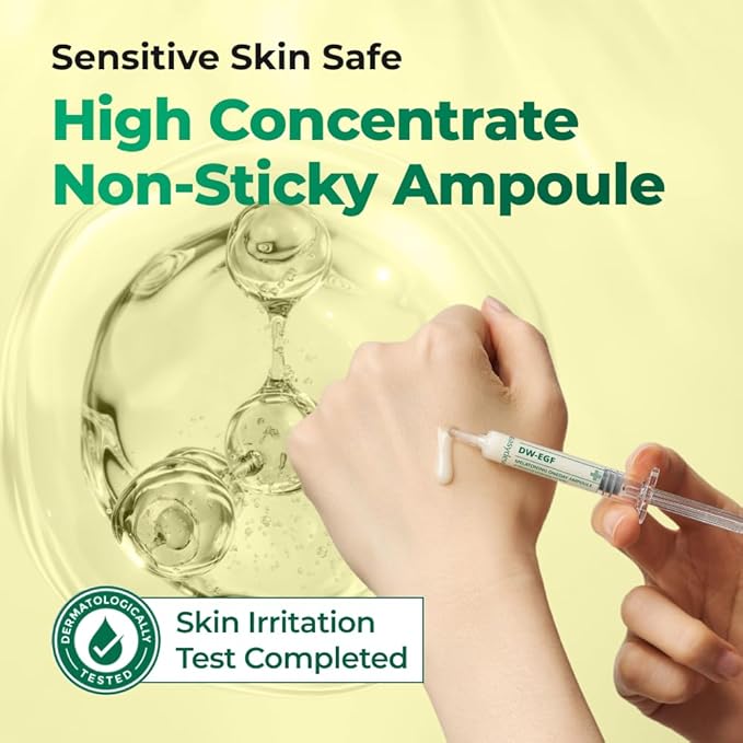 EASYDEW DW-EGF Melatoning One-Day Ampoule - Dark Spot Correcting Korean Facial Serum for Uneven Skin Tone & Dull Skin with EGF, Glutathione, Niacinamide - Age Defying Skincare, 0.03fl oz x 7ea