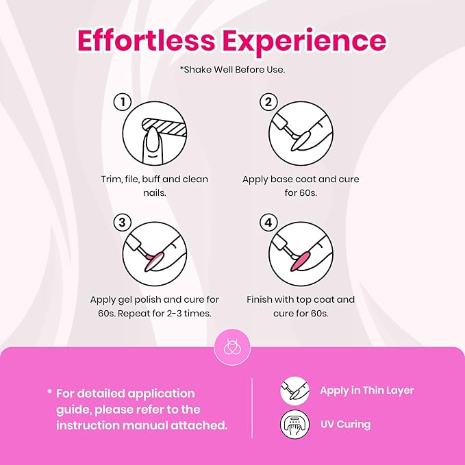 Beetles Glitter Gel Nail Polish Set 44Pcs, Red Gold Green Silver Burgundy Blue Pink Sparkle Gel Polish Kits with Base Top Coat Gift for Women