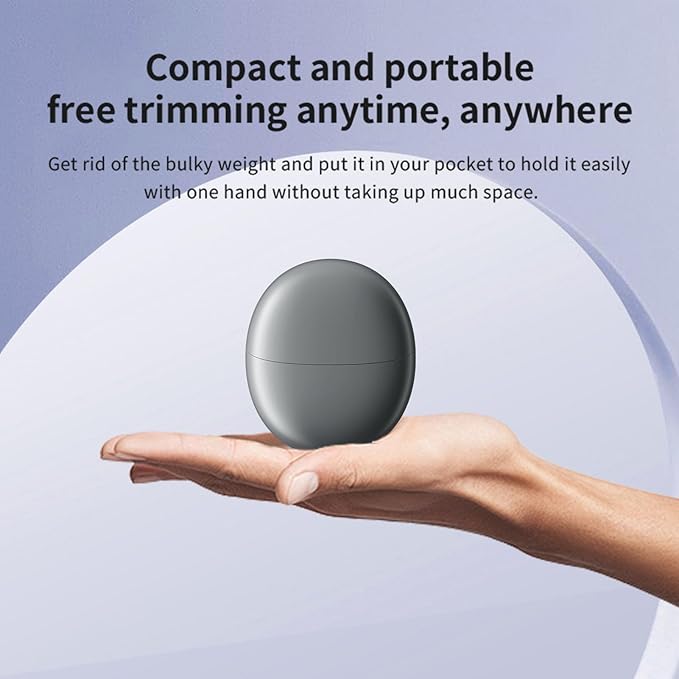 Electric Nail Clipper for Baby, Adults & Seniors - Safe USB Rechargeable Nail Trimmer with LED Light & Adjustable Speed - Gentle & Precise Nail Care Tool for All Ages