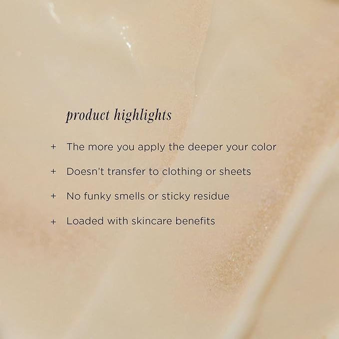 + Lux Unfiltered N°32 Gradual Self Tanner, Hydrating Self Tanning Lotion with Shea Butter & Squalane - Non-Sticky, No Transfer, Natural-Looking Tan - Vegan & Cruelty-Free Sunless Tanner - Rosewood