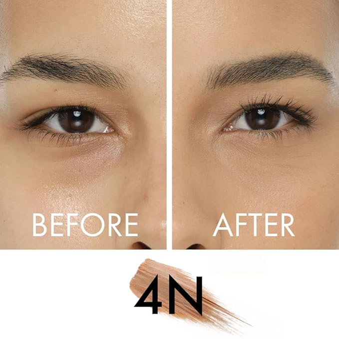 Veil Cosmetics - Complexion Fix Concealer - Liquid Concealer for Under Eye + Dark Circles - Highlight, Contour, Correct - Anti-Aging - Vegan Makeup Pen - Hydrating Lightweight (4N Tan Neutral)