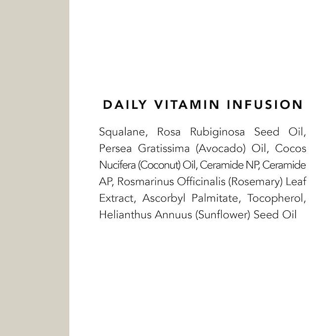 Indie Lee Daily Vitamin Infusion - Balancing Face Oil with Antioxidants, Rosehip Seed Oil + Squalane for Face Hydration - For Sensitive, Dry, Uneven + All Skin Types (30ml)