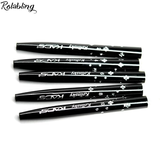 Nail Brush Kolinsky Sable Acrylic Nail Art Brushes UV Gel Nail Painting Pen Brushes Set 5 pcs (1set)