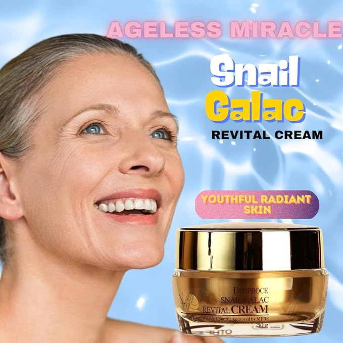 Deoproce Premium Snail Revital Premium Cream Snail Secretion Filtrate Korean Skin Care w/Galactomyces Ferment Filtrate, Volufiline, Anti wrinkle, Deep moisturizing Korean Day Cream