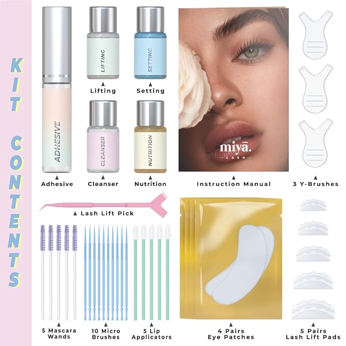 | Lash Luxe Bundle | Keratin Lash Lift Kit & Eyelash Serum for Thicker, Longer Lashes | Ultimate Lash Booster