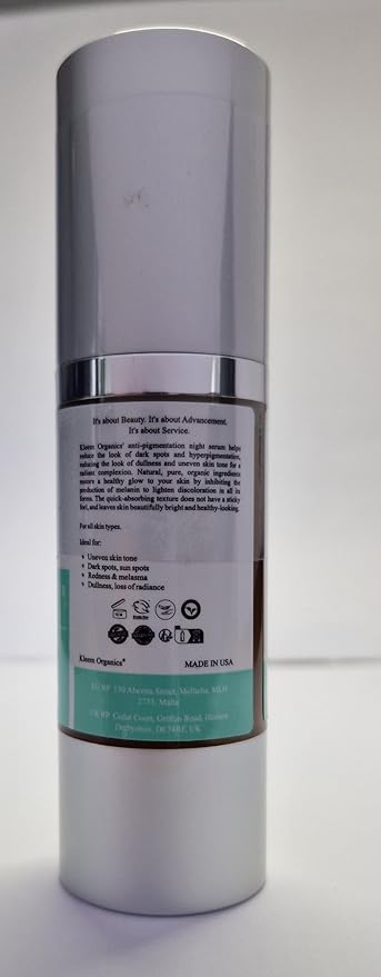 Best Dark Spot Corrector Serum for Face, Hands & Neck. This Age Spot Remover is Formulated with Bio Ingredient for Dark Spots, Age Spots & Sun Spots. Kleem Organics Dark Spot Remover