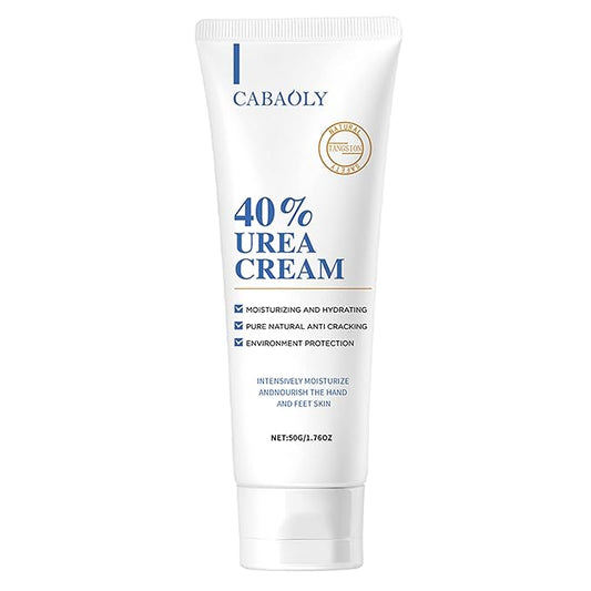 Urea Cream 40 Percent for Feet Maximum Strength, Urea Foot and Hand Cream with Powerful Hydration for Dry Skin, Cracked Heels, Deeply Moisturizing for All Skin Types 1.76oz