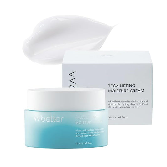 Centella Asiatica Extract Intensive Face Moisturizing Cream, Lifting and Brightening, Adenosine and Niacinamide, Korean Skincare - 1.69 Fl. Ounce