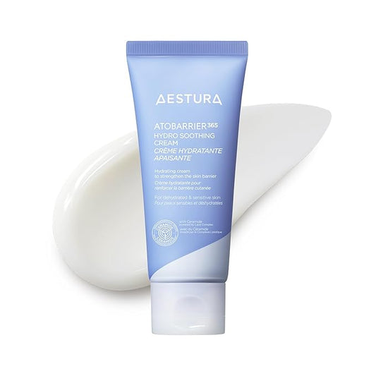 AESTURA ATOBARRIER365 Ceramide Hydro Soothing Cream | Lightweight Gel Moisturizer for Instant Cooling, Calming for Sensitive Skin, Quick Hydration, Non-comedogenic, 2.02 fl.oz.