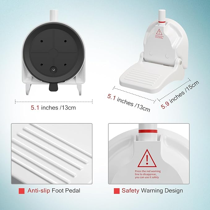 Shower Foot Rest for Shaving Legs with Reusable Suction Cup, Anti-Slip Shower Pedal, Fordable Shower Step with Powerful Suction Cup for Pregnant Woman & Back Pain Sufferers, 319 Pounds