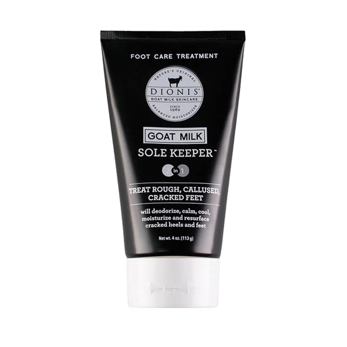 Dionis Goat Milk Skincare Footcare Lotion (2 In 1 Sole Keeper), Moisturize Dry Cracked Feet, Smooth and Hydrated Feet, Dermatologist Tested