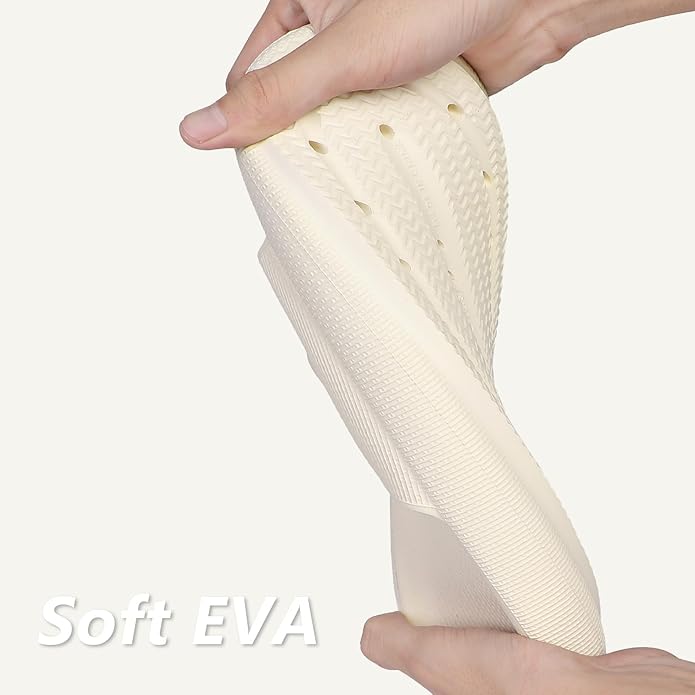 Menore Slippers for Women and Men Quick Drying, Parent-Child EVA Open Toe Soft Slippers, Non-Slip Soft Shower Spa Bath Pool Gym Beach House Sandals for Indoor & Outdoor