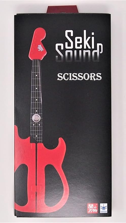 Nikken Cutlery SekiSound SS-20R Guitar Scissors with Stand, Gift Box Included