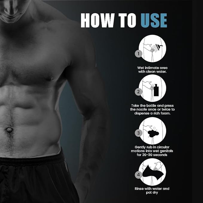 Skin Elements Intimate Wash for Men with Tea Tree Oil (Combo) | pH Balanced Foaming Hygiene Wash | Prevents Itching, Irritation & Bad Odor | 120 ml | Pack of 2|