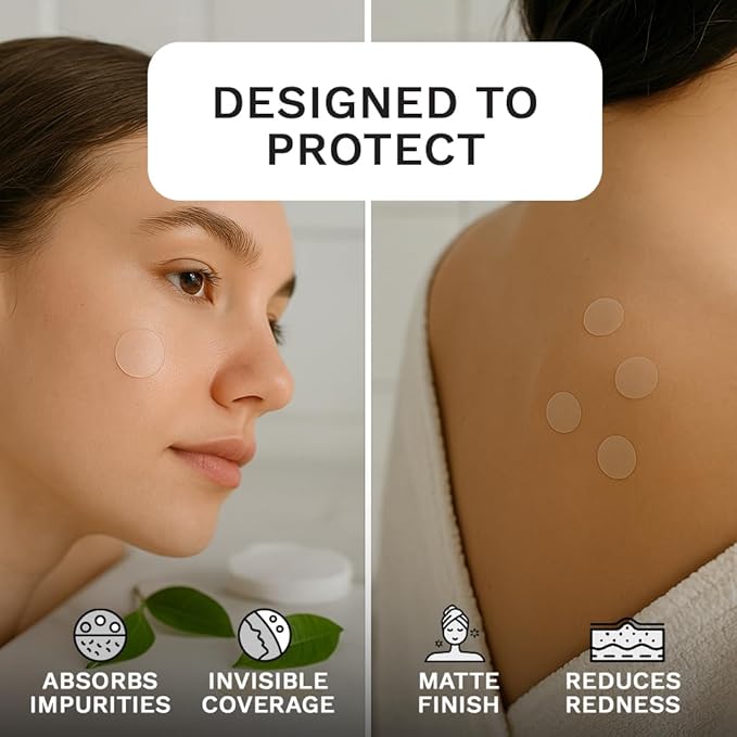 LE GUSHE Korean Pimple Patches for Face (78 Dots) - Hydrocolloid Acne Patches with Tea Tree Oil - Invisible Zit Stickers - Dermatologist Tested - Korean Skin Care