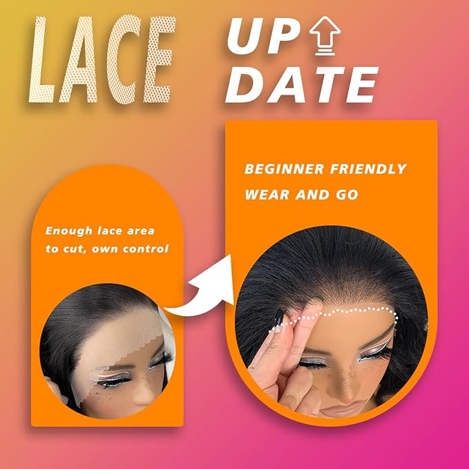 13x6 HD Long Straight Lace Front Wig White Glueless Straight Hair Lace Front Wig Pre Plucked Yaki Synthetic 613 Lace Front Wig 32inch