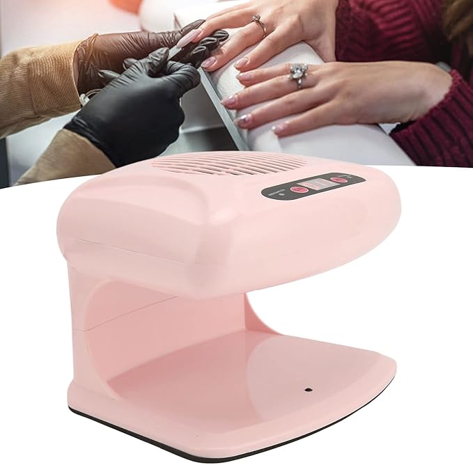 Air Nail Dryer, 300W Hot & Cold Wind Professional Nail Polish Dryer with Infrared Automatic Sensor, Air Nail Fan Blow Dryer for Regular Nail Polish, for Home and Salon