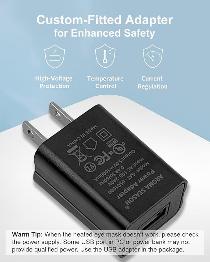 Aroma Season Heated Eye Mask for Dry Eyes, Warm Eye Compress with Flaxseed Graphene FIR for MGD, Dry Eye Syndrome, Chalazion Blepharitis Stye Eye Treatment, Steam Moist to Unclog glands (Black)