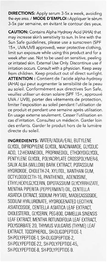 Saturday Skin Pore Serum Active Treatment for Face 4% Glycolic Acid Pore Care Complex Help Refine Skin’s Texture Reduce Pores Sebum Control AHA Acne Pimple Pore Essence Anti-Aging(1.69 Fl. Oz. 50ml)
