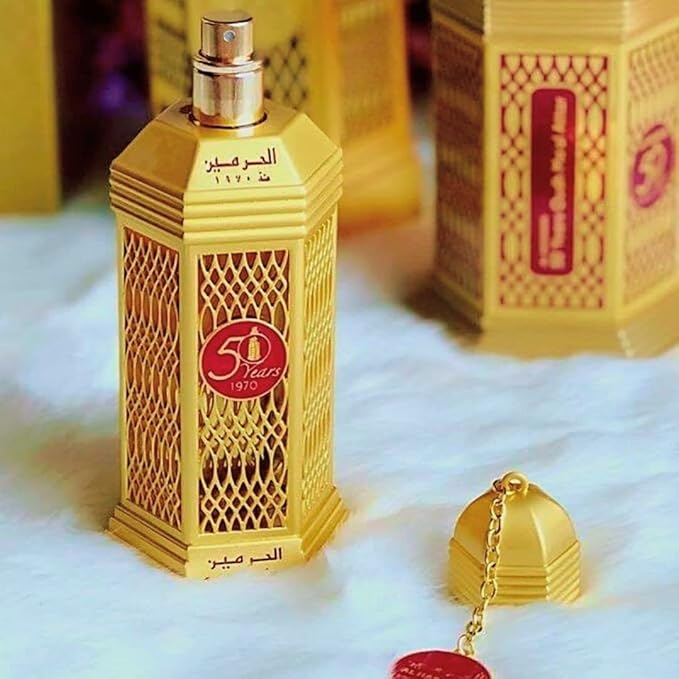 Al Haramain Golden Oud - Perfume for Women and Men - Amber Spicy fragrance - Timeless Elegance with Notes of Thyme and Sandalwood - 3.4 oz EDP Spray