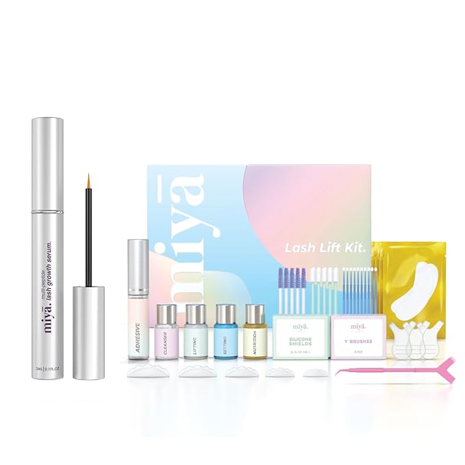 | Lash Luxe Bundle | Keratin Lash Lift Kit & Eyelash Serum for Thicker, Longer Lashes | Ultimate Lash Booster