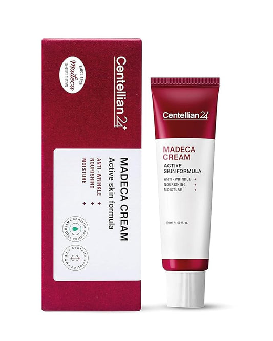CENTELLIAN 24 Madeca Cream (Season 5, 1.7fl oz) - Centella Moisturizer for Face, Korean Skin Care. Dry, Sensitive Skin. TECA, Centella Asiatica, Madecassoside