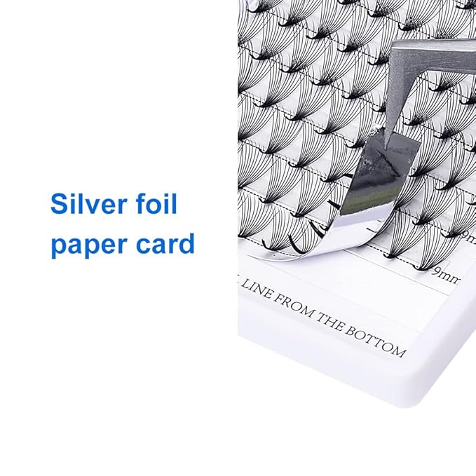 Volume Lash Extensions 10D 12D Premade Fans Eyelash Extensions 0.07mm Thickness 14-20mm Mixed C/D Curl Short Stem Premade Volume Eyelash Extensions Pointed Base Fans