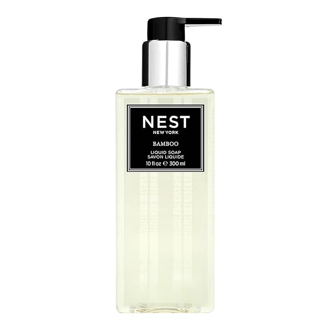 NEST New York Liquid Soap, Bamboo - 10 fl oz - Cleanses & Nourishes Skin - Approx. 300 Pumps Per Bottle - Gluten Free & Cruelty Free