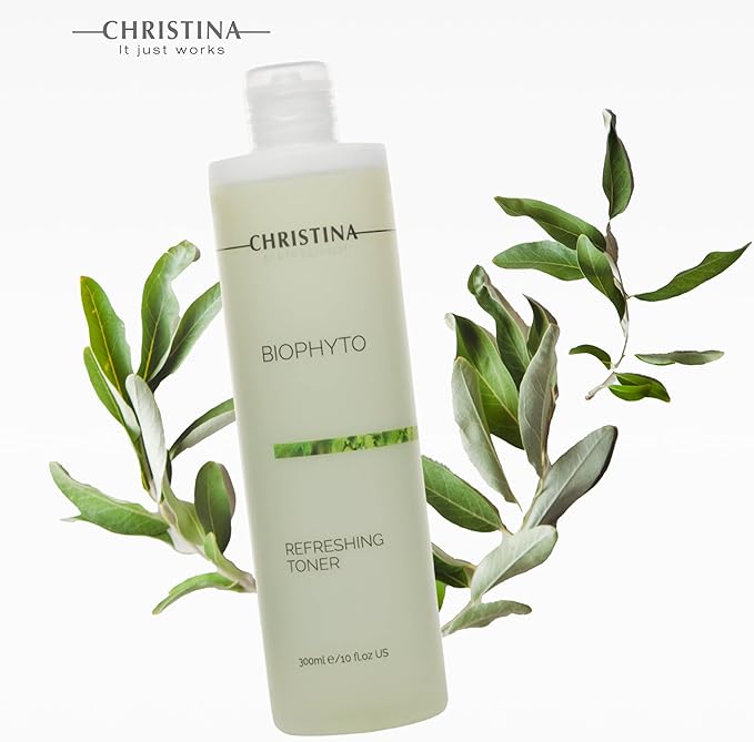 Christina Bio Phyto Facial Toner | Gentle Cleansing Toner for Face | Eye Area Friendly Facewash | Optimal Consumption Packaging | Skin Regeneration, Irritation Relief, and Moisturization 300ml