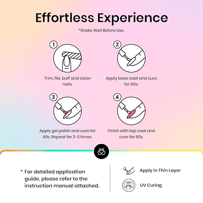 Beetles Gel Nail Polish Set 20 Colors White Black Nude Gel Polish with Base Coat Matte Glossy Top Coat Trendy Colors Uv LED Lamp Nails Gifts for Mom Vibrant Subtle